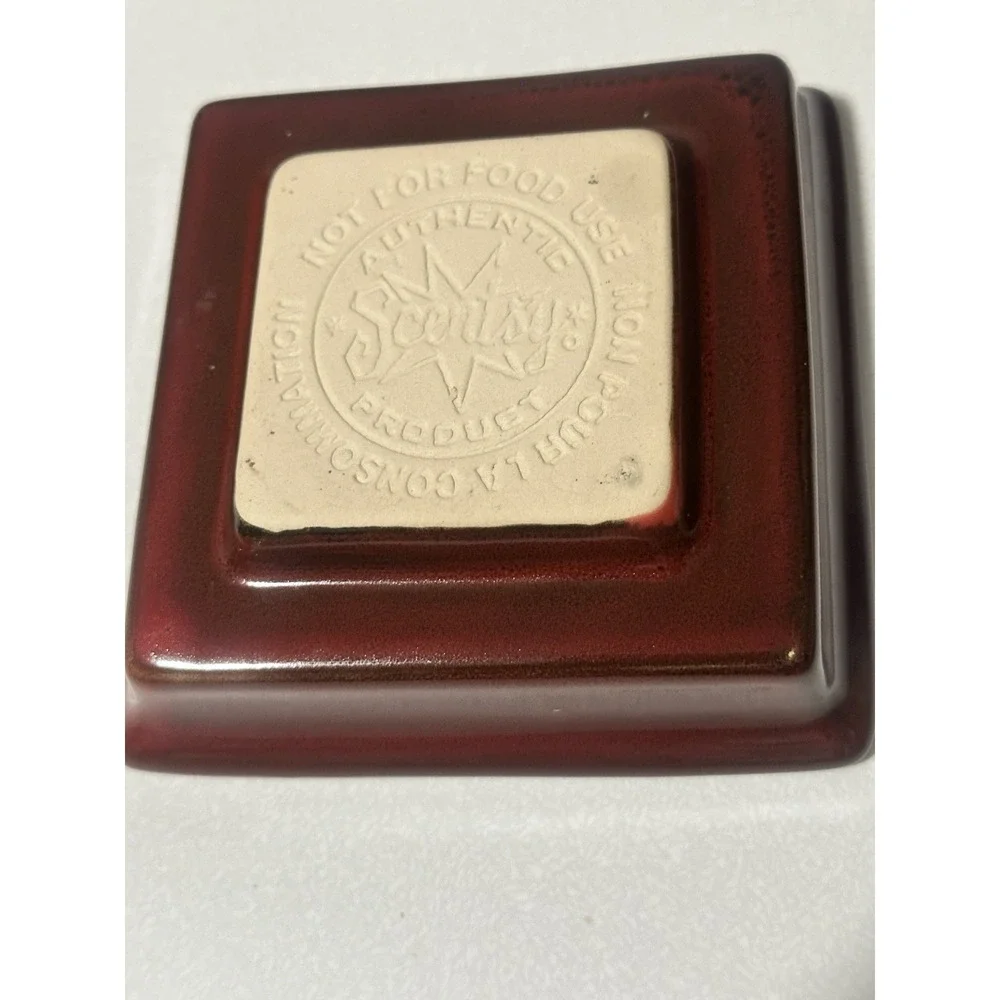 Scentsy Gallery Collection Classic‎ Brick Red Warmer Light Wax Warmer Retired